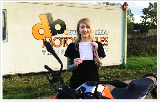 Well done to Vicki who passed Mod1, 27th Oct